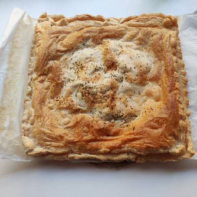 Empanada Sin Gluten: Receta de Dátiles, beicon, Jamón y Queso