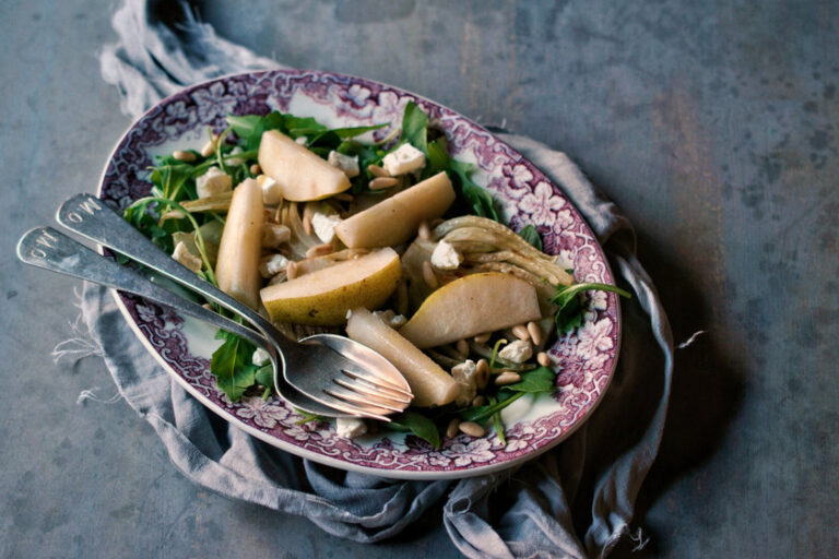 Ensalada Templada: Pera y Queso de Cabra ¡Irresistible!