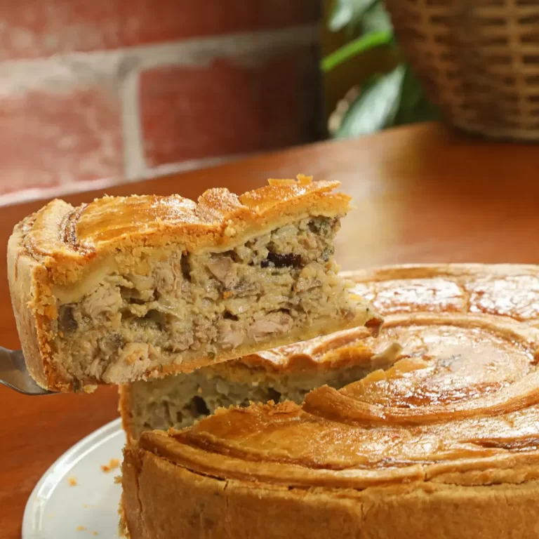 Pie de Pollo y Champiñones: ¡Sabor irresistible!