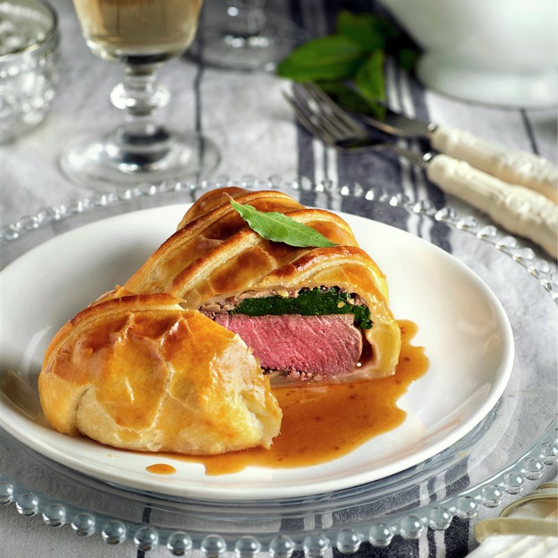 Solomillo Wellington: ¡Delicias individuales con mostaza!